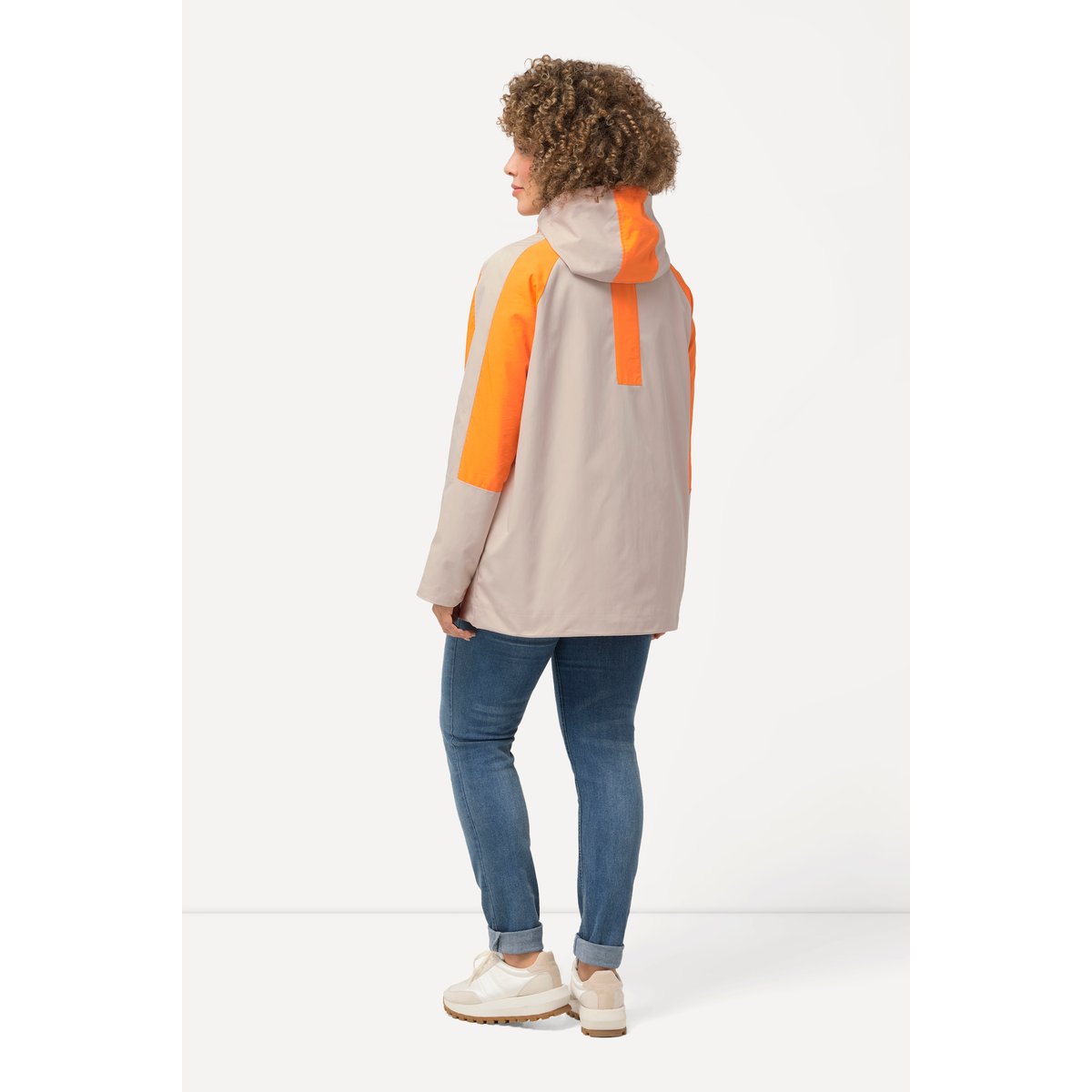 Veste HYPRAR, imperméable, capuche, ourlet mastic foncé, ULLA POPKEN