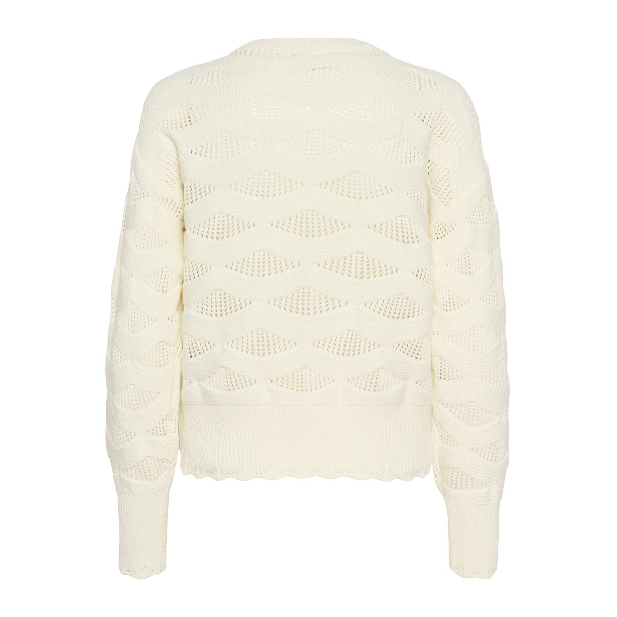 Pullover tricoté blanc, KAFFE