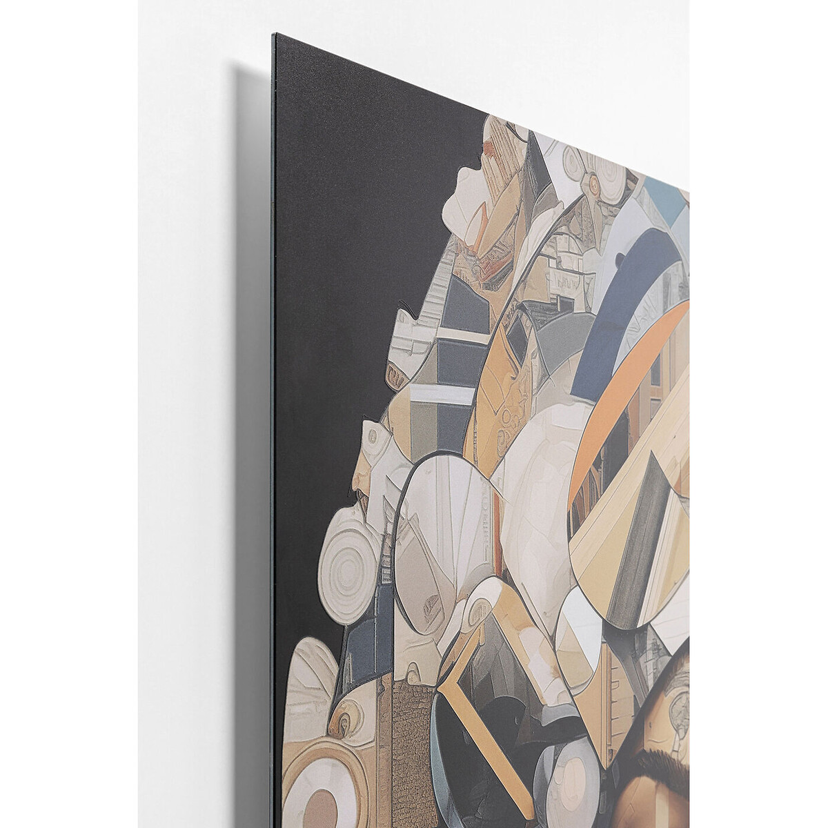 Tableau en verre 3D Art Geo Woman 80x80cm multicolore, KARE DESIGN