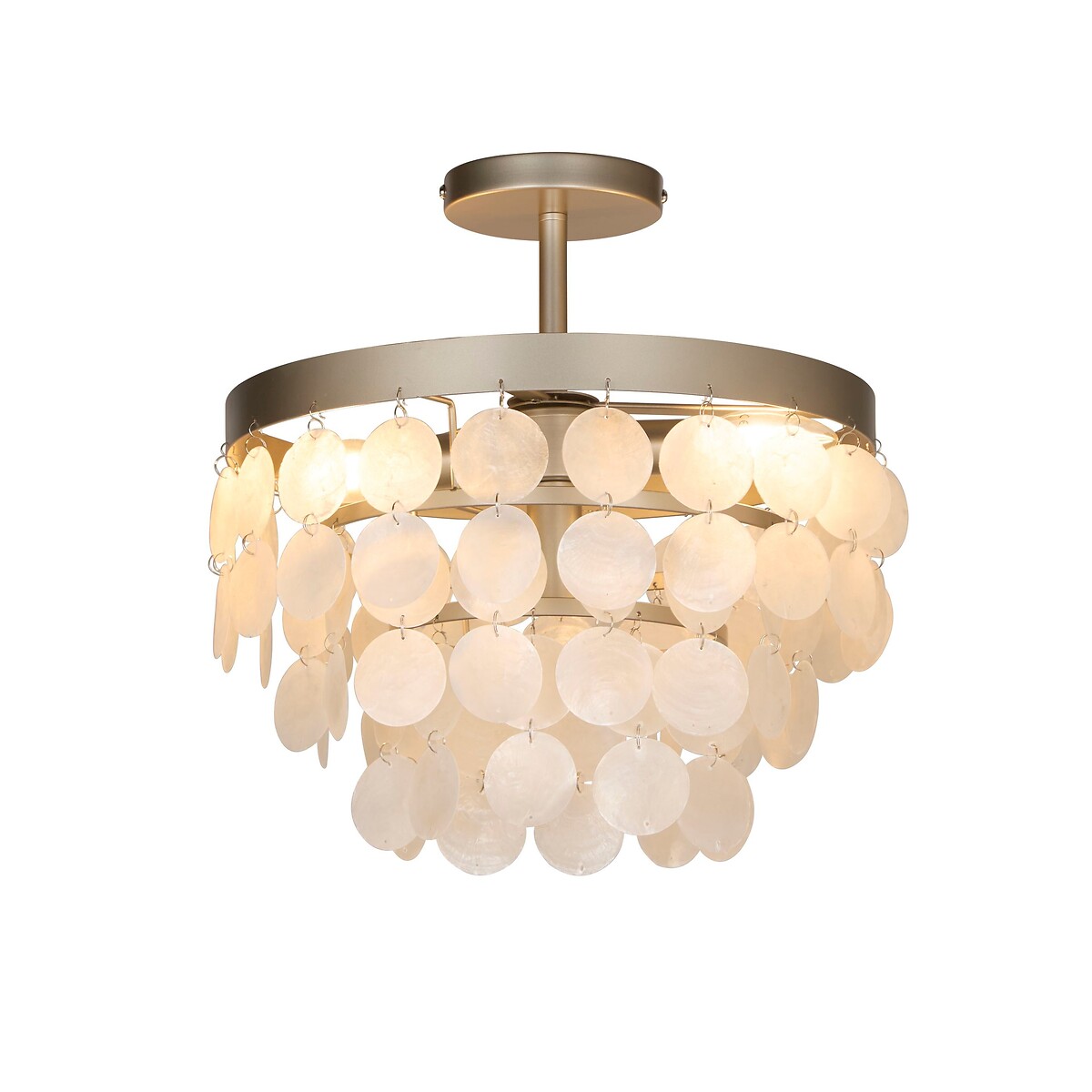 Carris Semi-Flush Chandelier Ceiling Light silver-coloured, ÉDITÉ