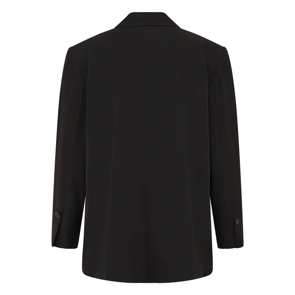 Blazer classique, fermeture deux boutons, coupe droite noir, ICHI