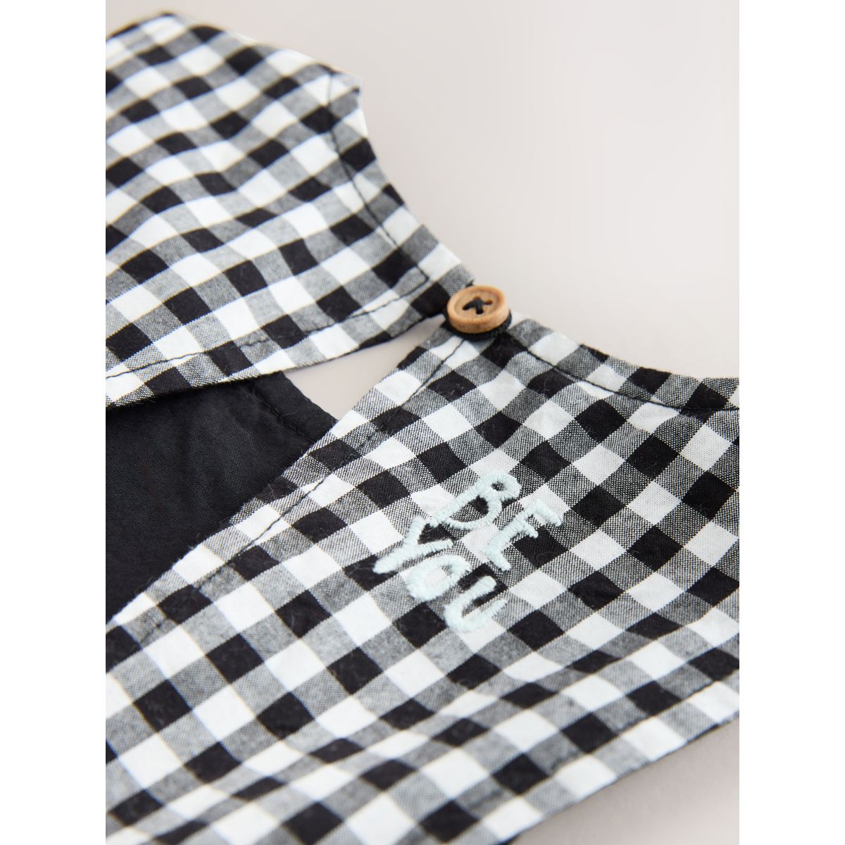 Combinaison sans manches vichy noir/blanc, NEXT