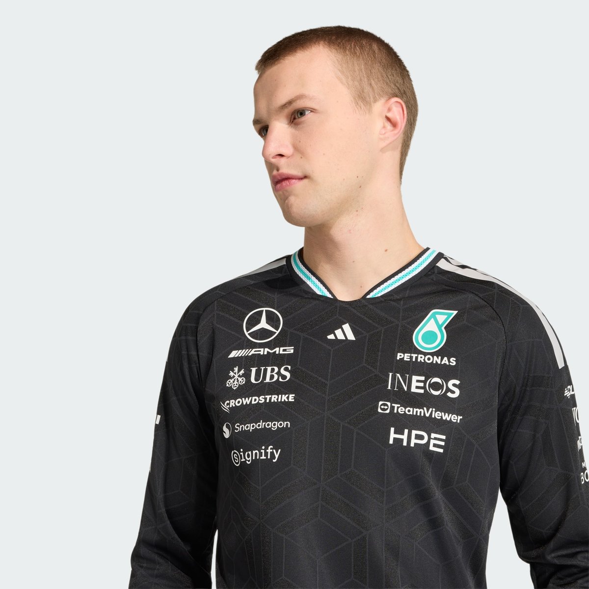 Maillot Pilote Manches Longues Mercedes - Amg Petronas Formula 1 Team Authentique black, adidas Performance