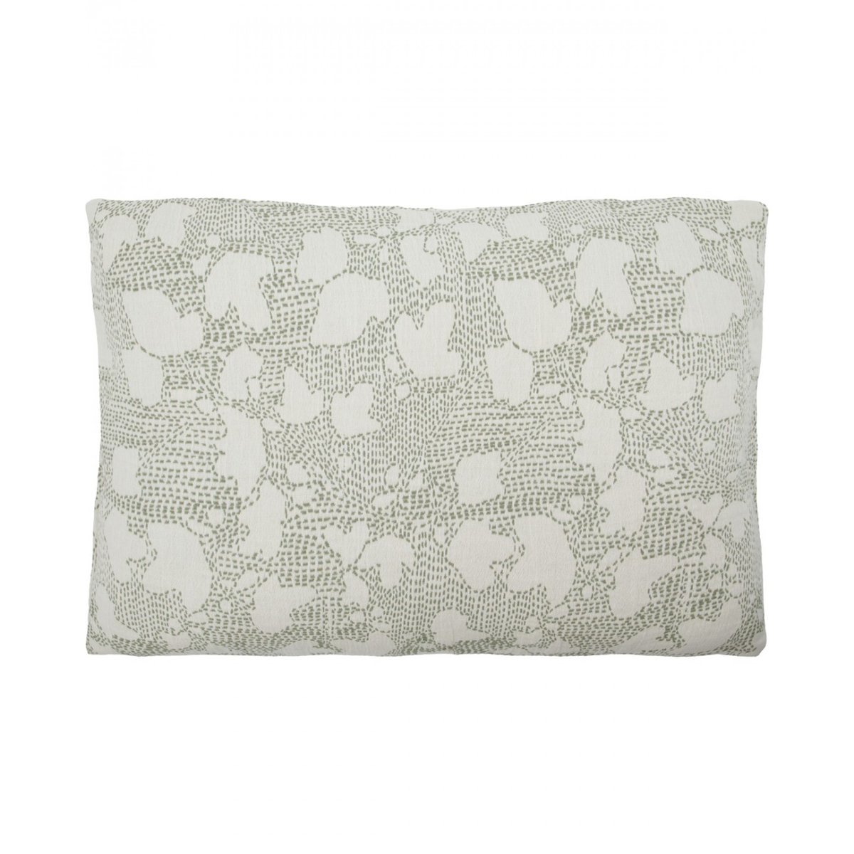 Housse de coussin Mori 40 x 60 cm blanc cassé, kaki, HOUSE DOCTOR