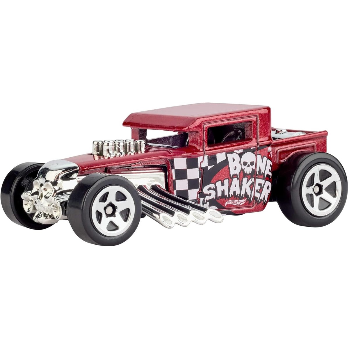 Hot Wheels-Coffret De 5 Véhicules rouge, MATTEL
