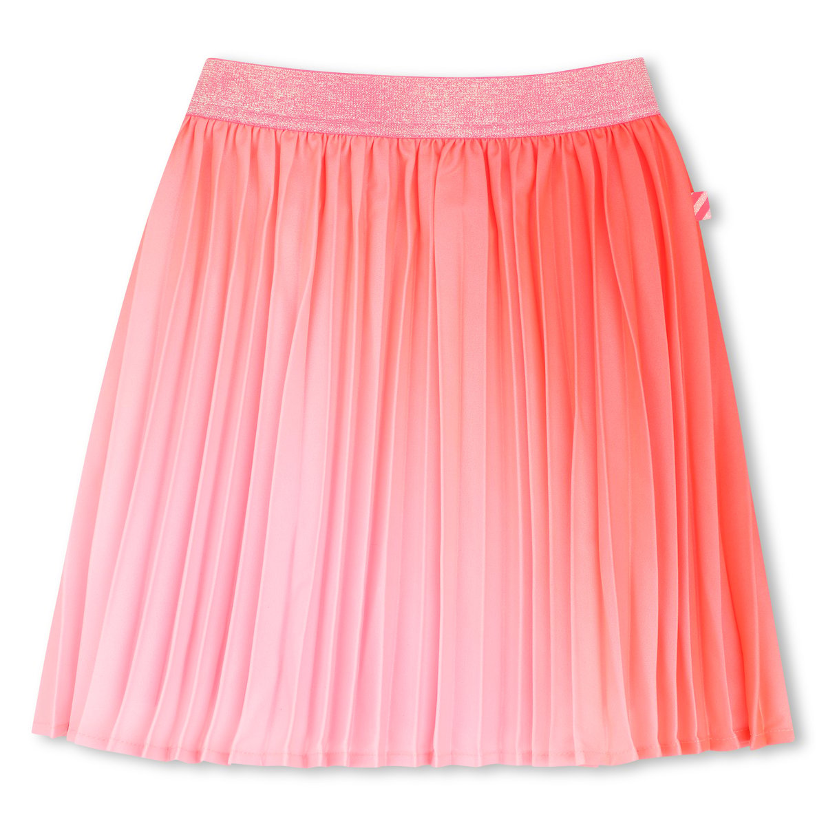 Jupe plissée corail fluo, BILLIEBLUSH