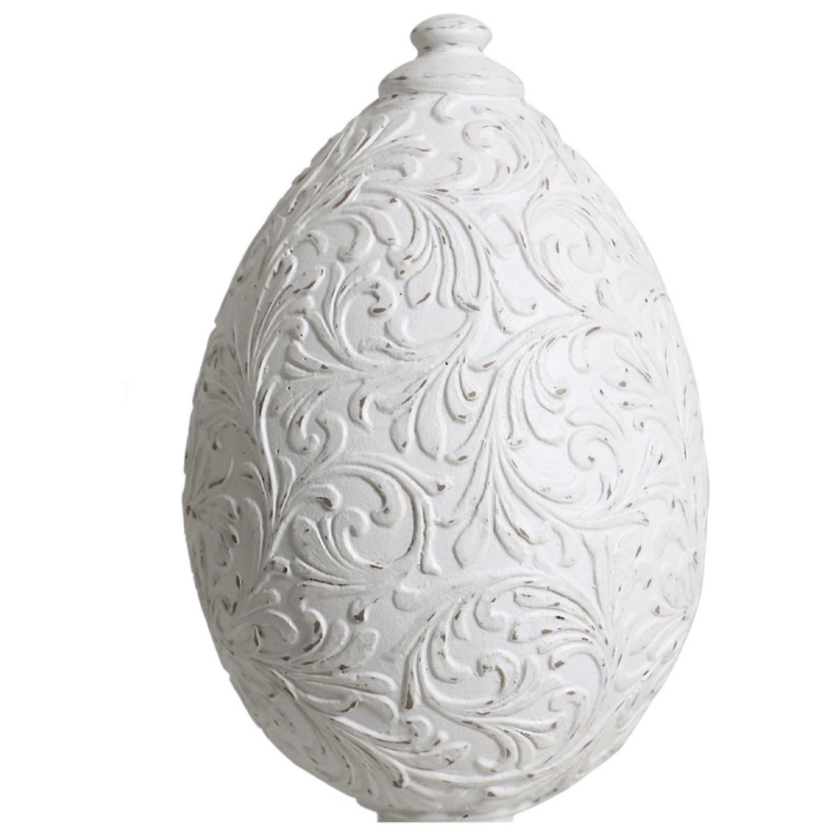 Lot de 2 oeufs décoratifs blanc, INTERIOR'S