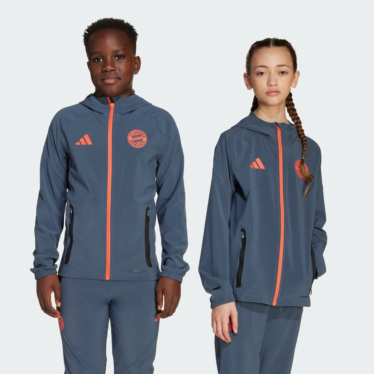 Veste De Voyage Fc Bayern Tiro 25 Competition Vis Tech Veste De Voyage Fc Bayern Tiro 25 Competition Vis Tech bold onix / easy coral, adidas Performance