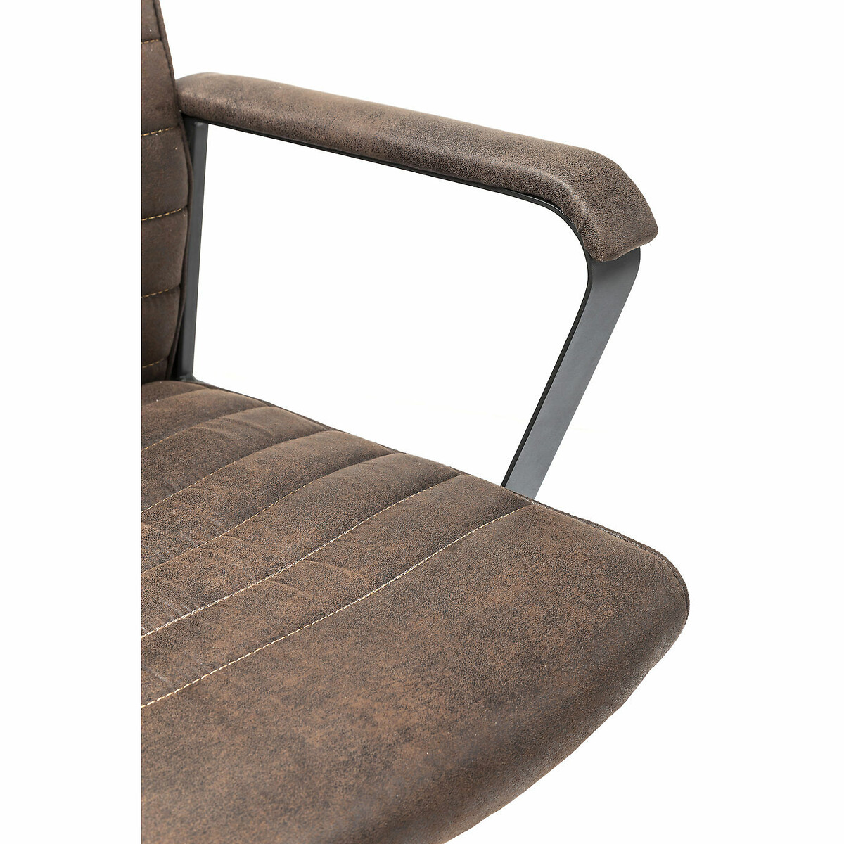 Chaise de bureau pivotante Labora marron marron, KARE DESIGN