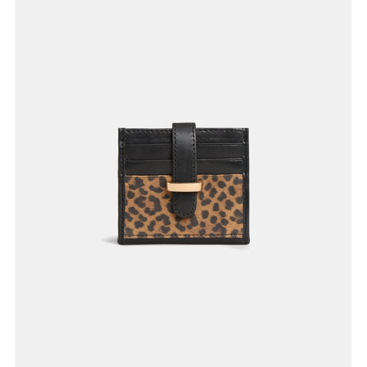 Porte-cartes amaia suede léopard, GALERIES LAFAYETTE