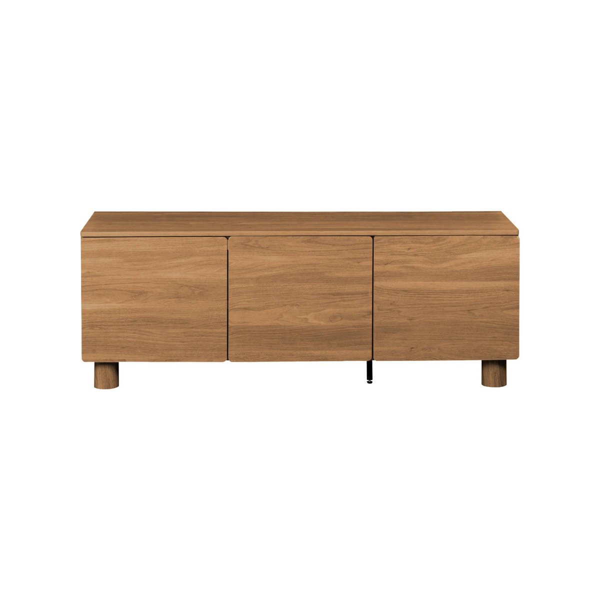 Meuble TV décor bois 3 portes 140cm AYANA bois de noisetier, SWEEEK