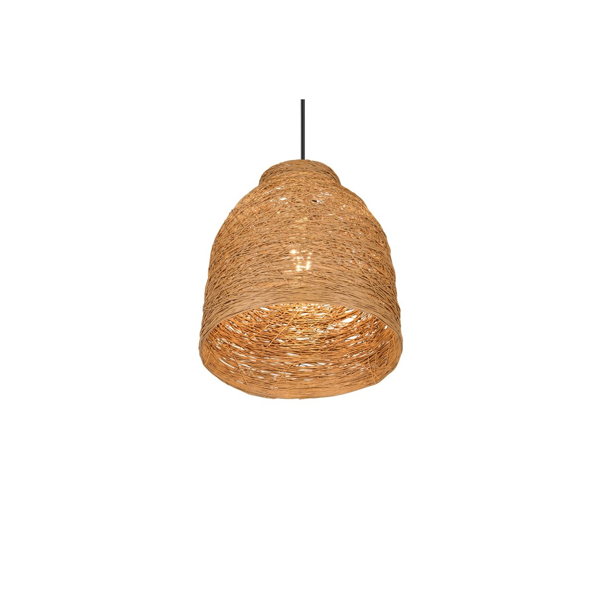 Suspension en papier bohème, D.25 , JOELINE marron, TRIO