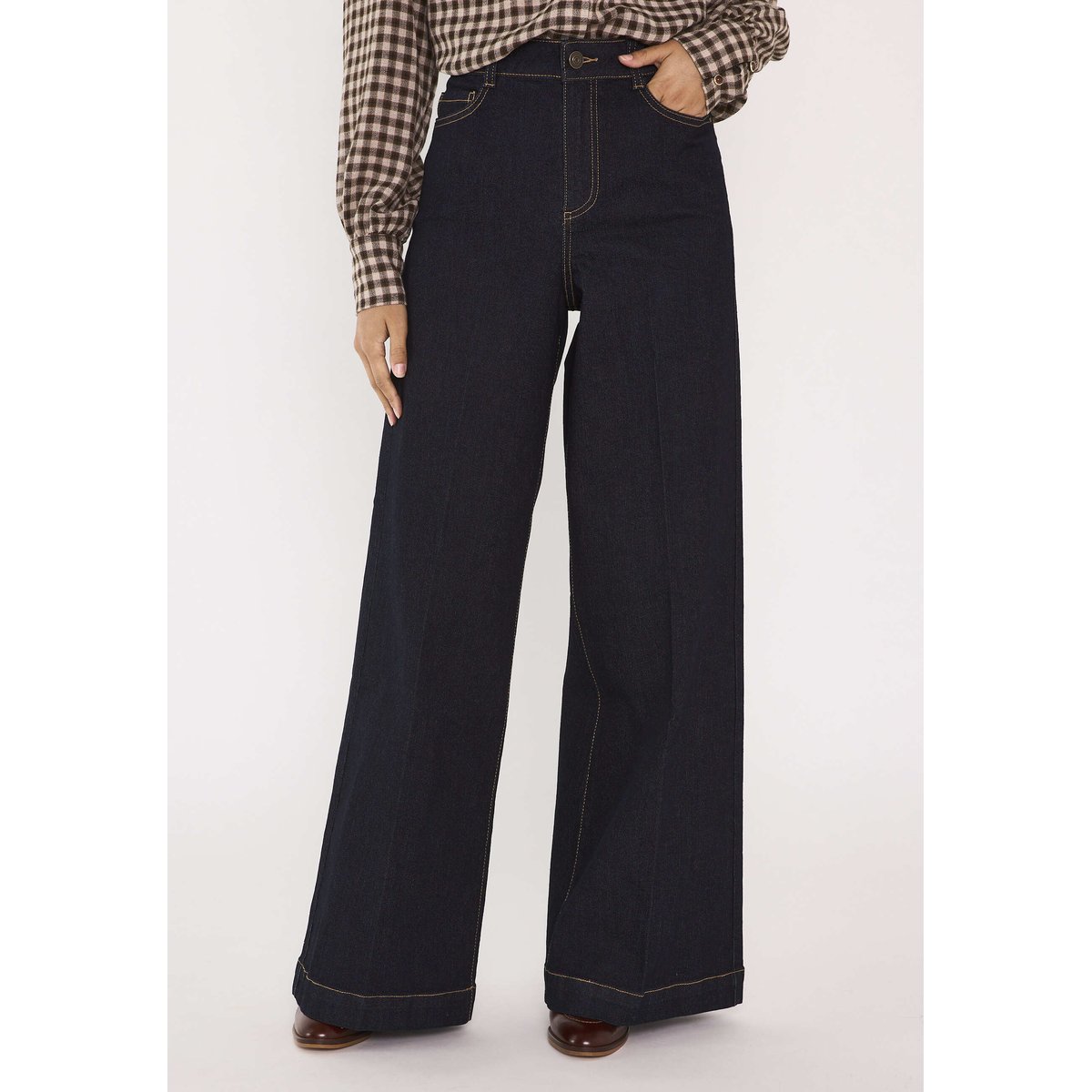 Jean wide leg SHELBY rinse, Maison 123