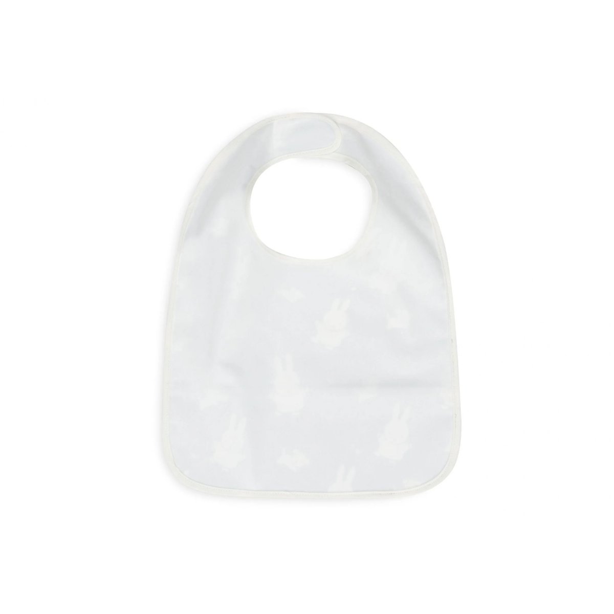 Lot de 2 bavoirs imperméables Miffy blanc, vert, JOLLEIN