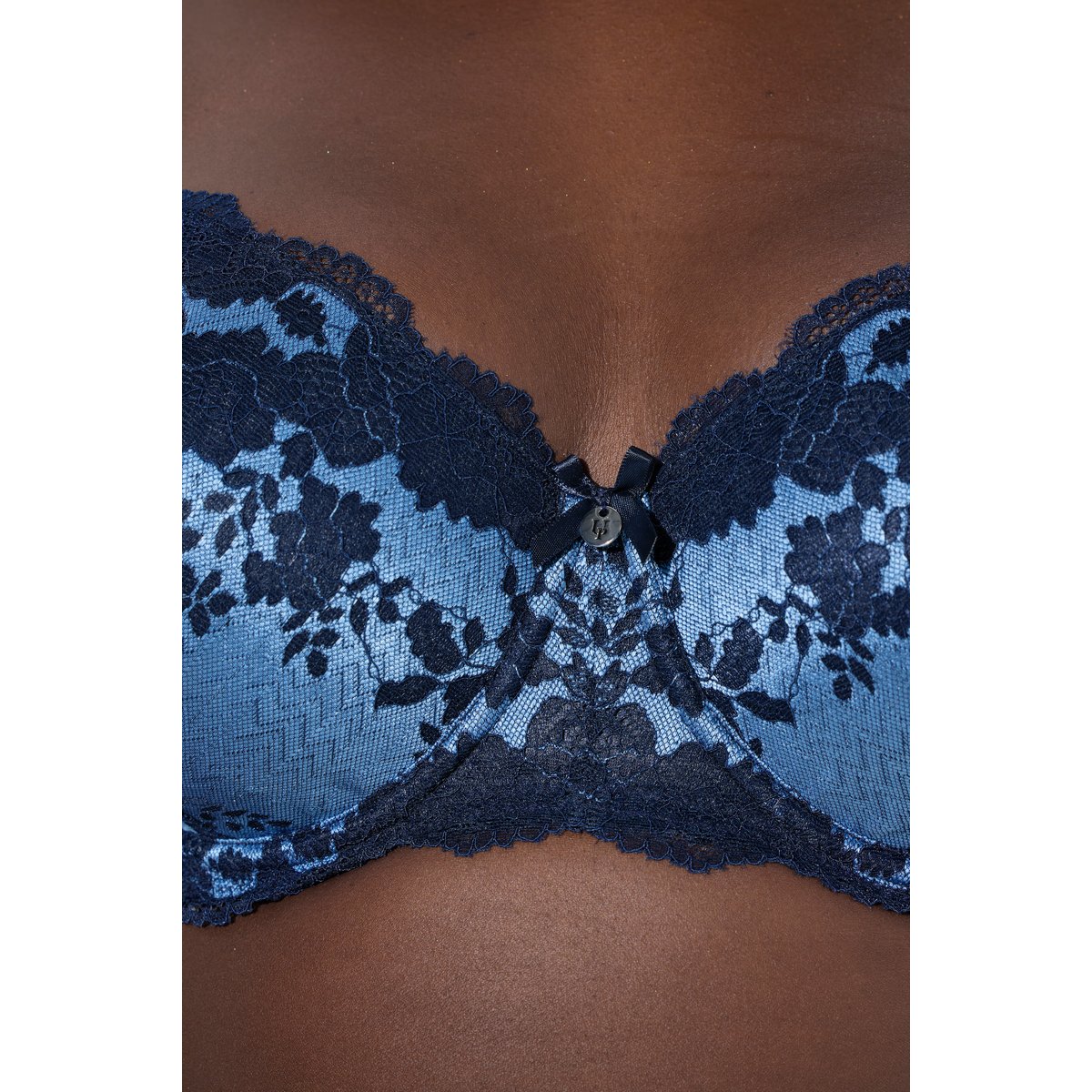 Soutien-gorge à armatures et bonnets souples bleu eau, ULLA POPKEN