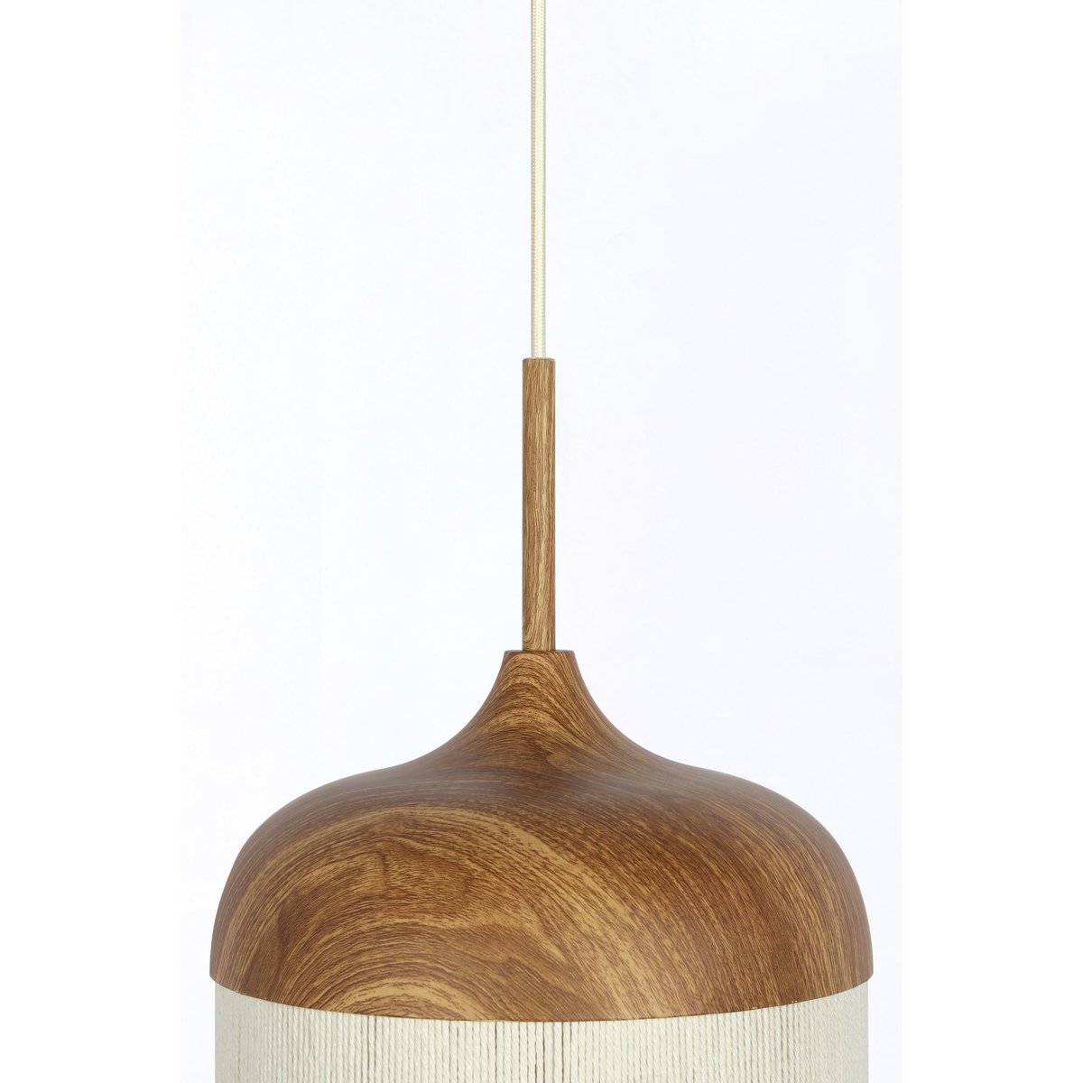 Lampe Suspendue Métal DANIA crème, LIGHT & LIVING 