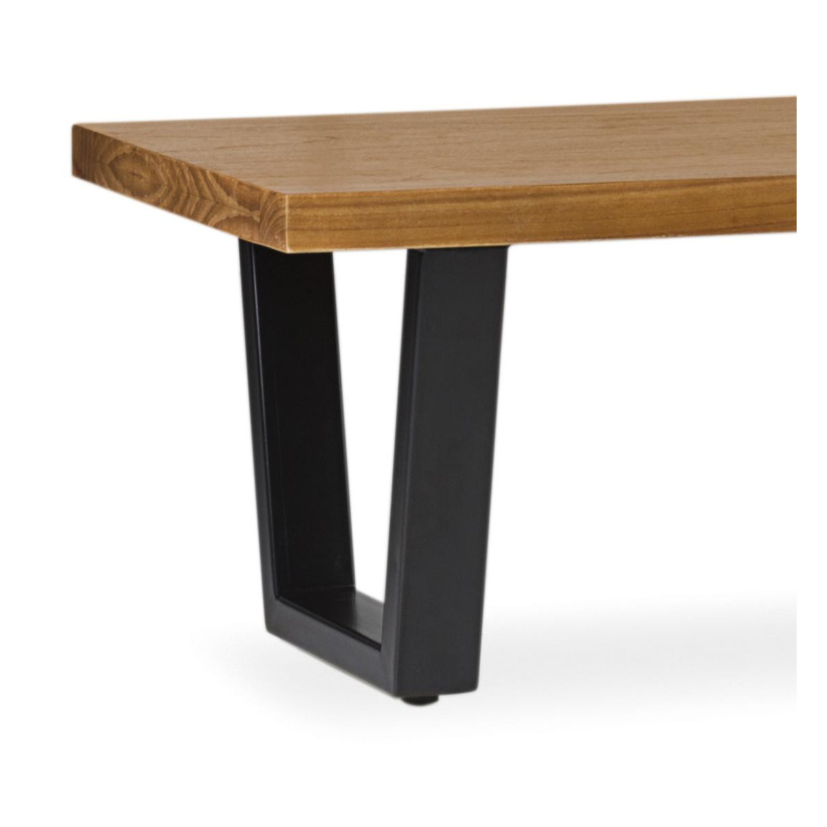 Table basse metal - XÉLINA marron, DECORATION D’AUTREFOIS