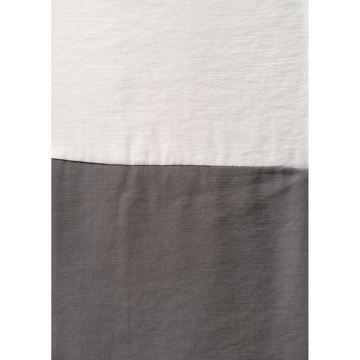 Combinaison bicolore oversize blanc/anthracite, HUMILITY