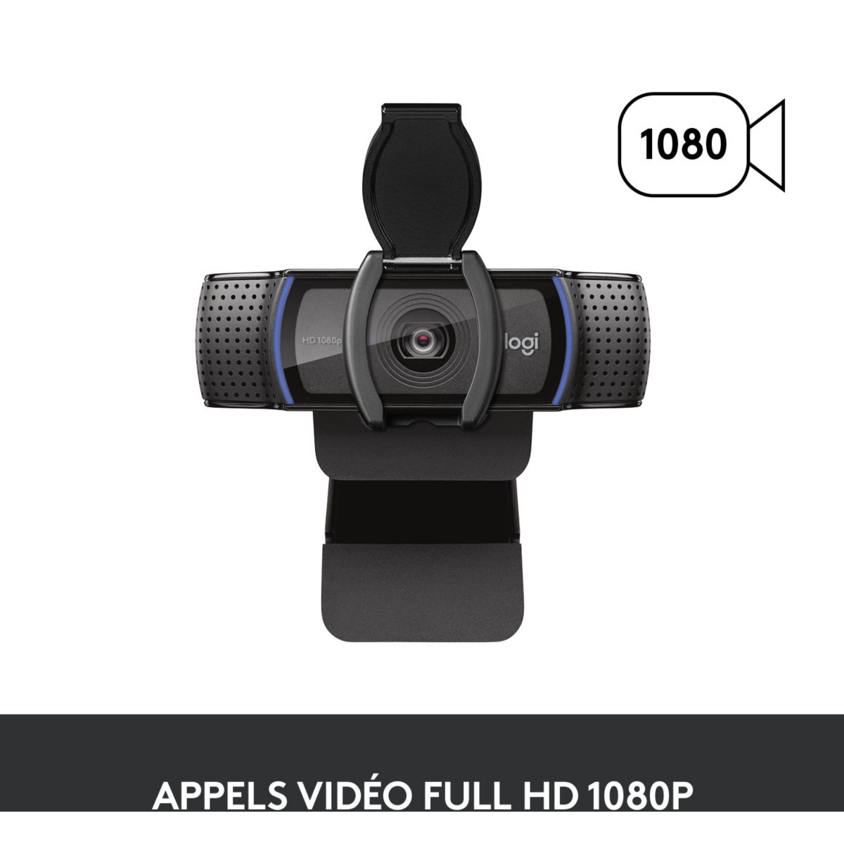 Webcam C920S PRO couleur unique, LOGITECH