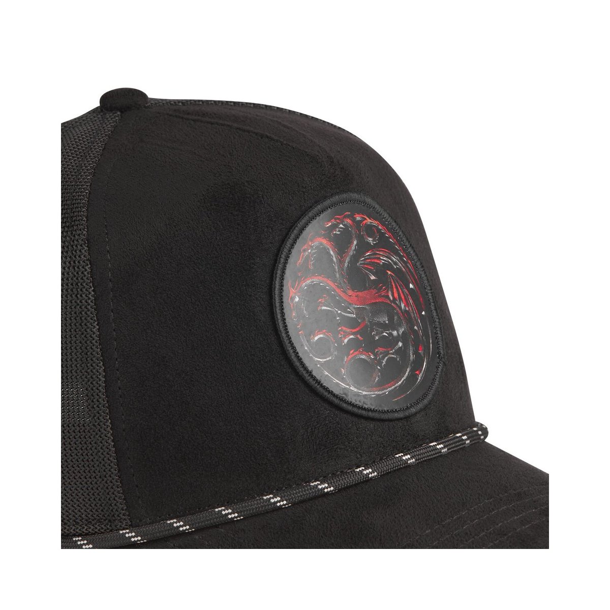 Casquette trucker House of Dragon noir/rouge, CAPSLAB