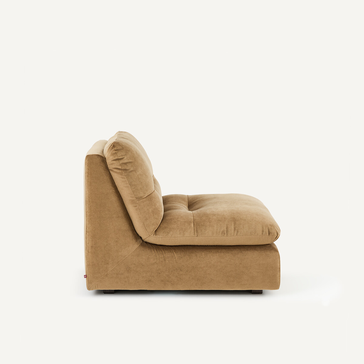 Chauffeuse modulable en velours de lin, GIULIANO caramel, AM.PM