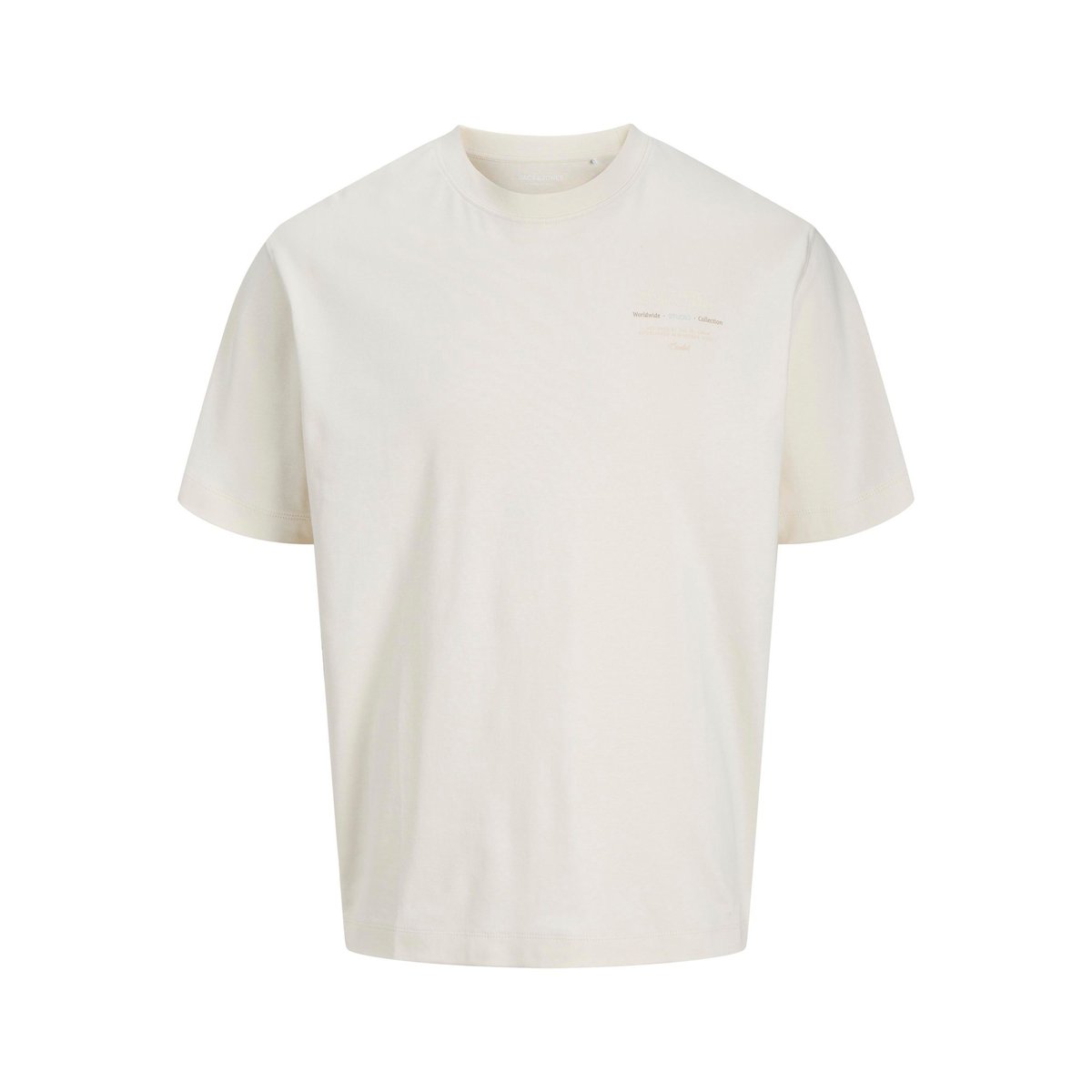 T-Shirt antique white, JACK & JONES
