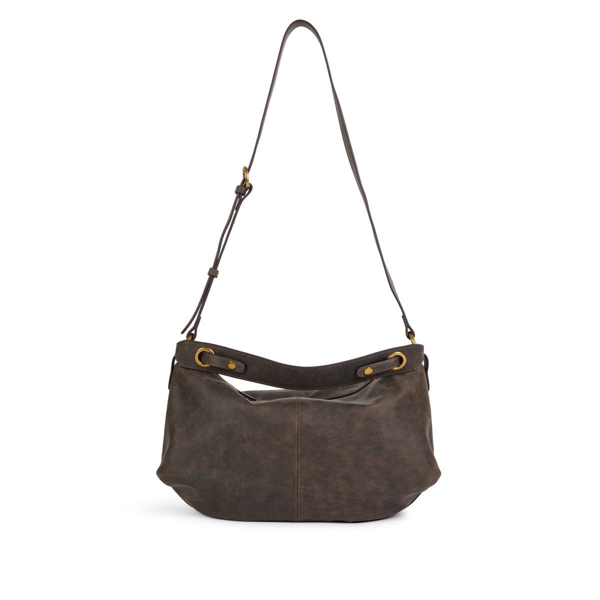 Sac à bandoulière en cuir HERA marron vieilli, NAT & NIN
