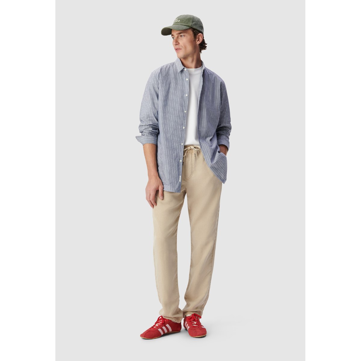 Jogpant confort taille élastiquée beige, IKKS