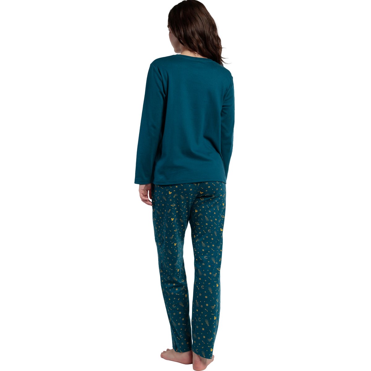 Pyjama pantalon top manches longues Cosmic Wheel Disney bleu, ADMAS