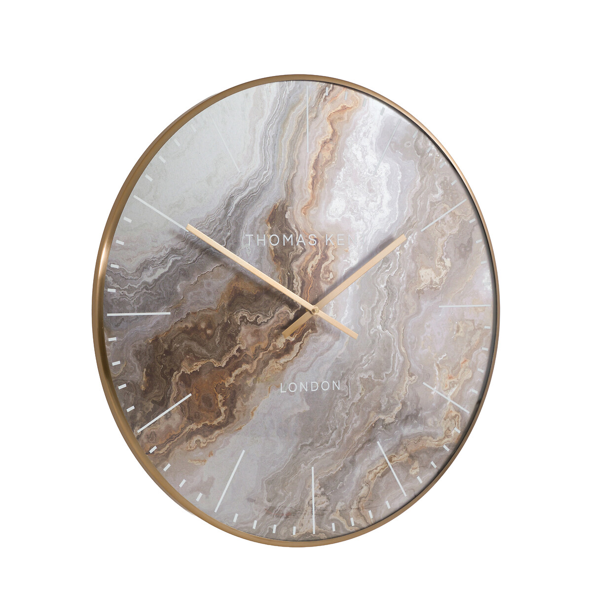Oyster 26" Oversized Wall Clock bronze, THOMAS KENT