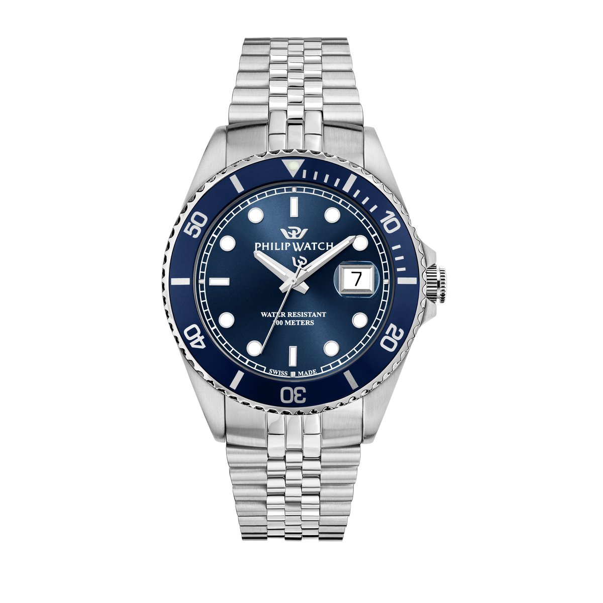 Montre multifonction CARIBE SPORT acier inoxydable, PHILIP WATCH