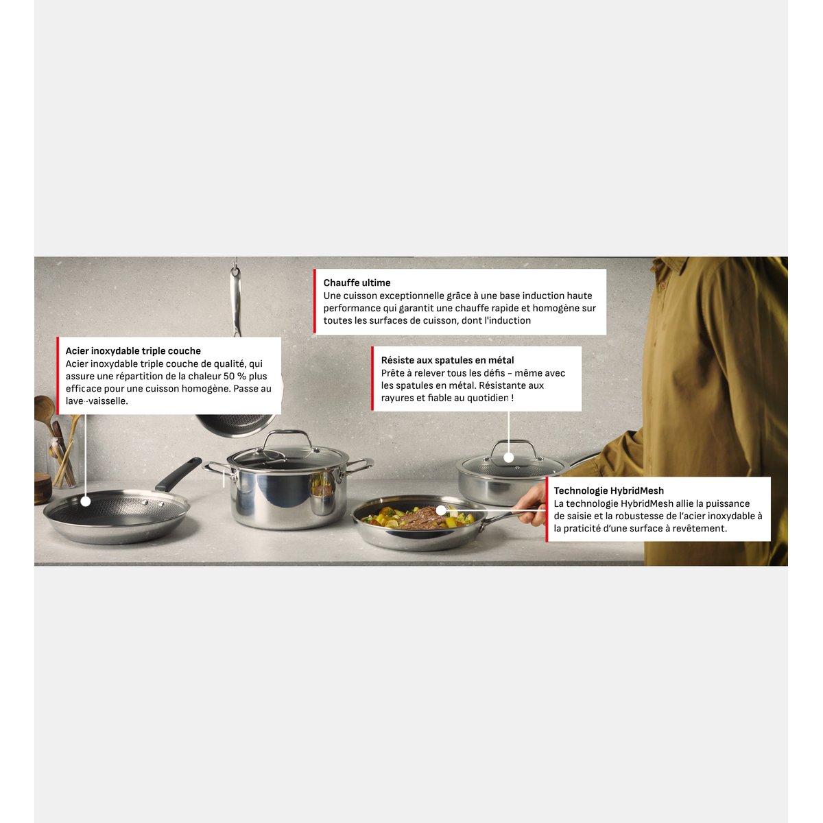 Poêle - ø28 cm gris, TEFAL