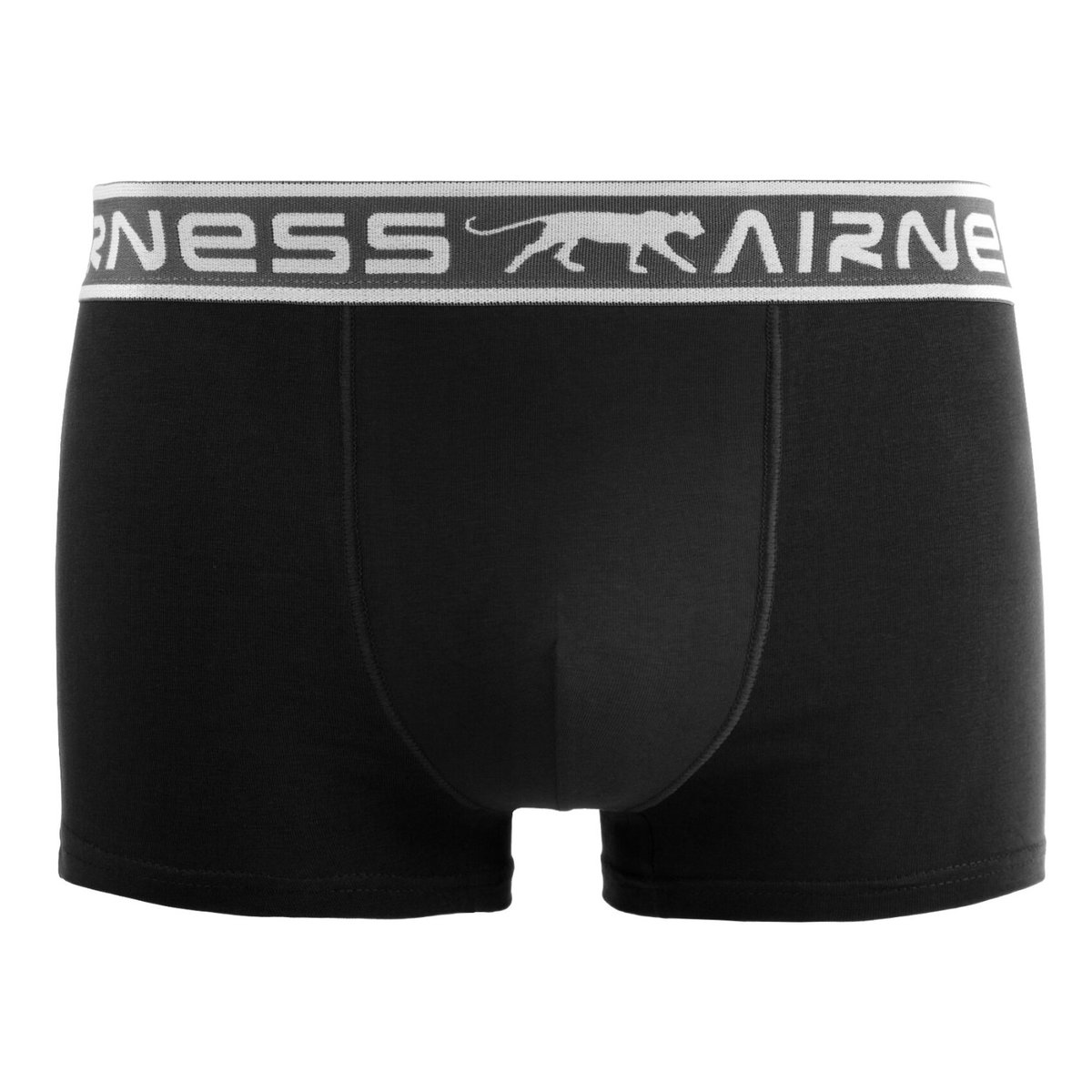 Lot De 5 Boxer Coton noir/bleu/rouge/gris, AIRNESS