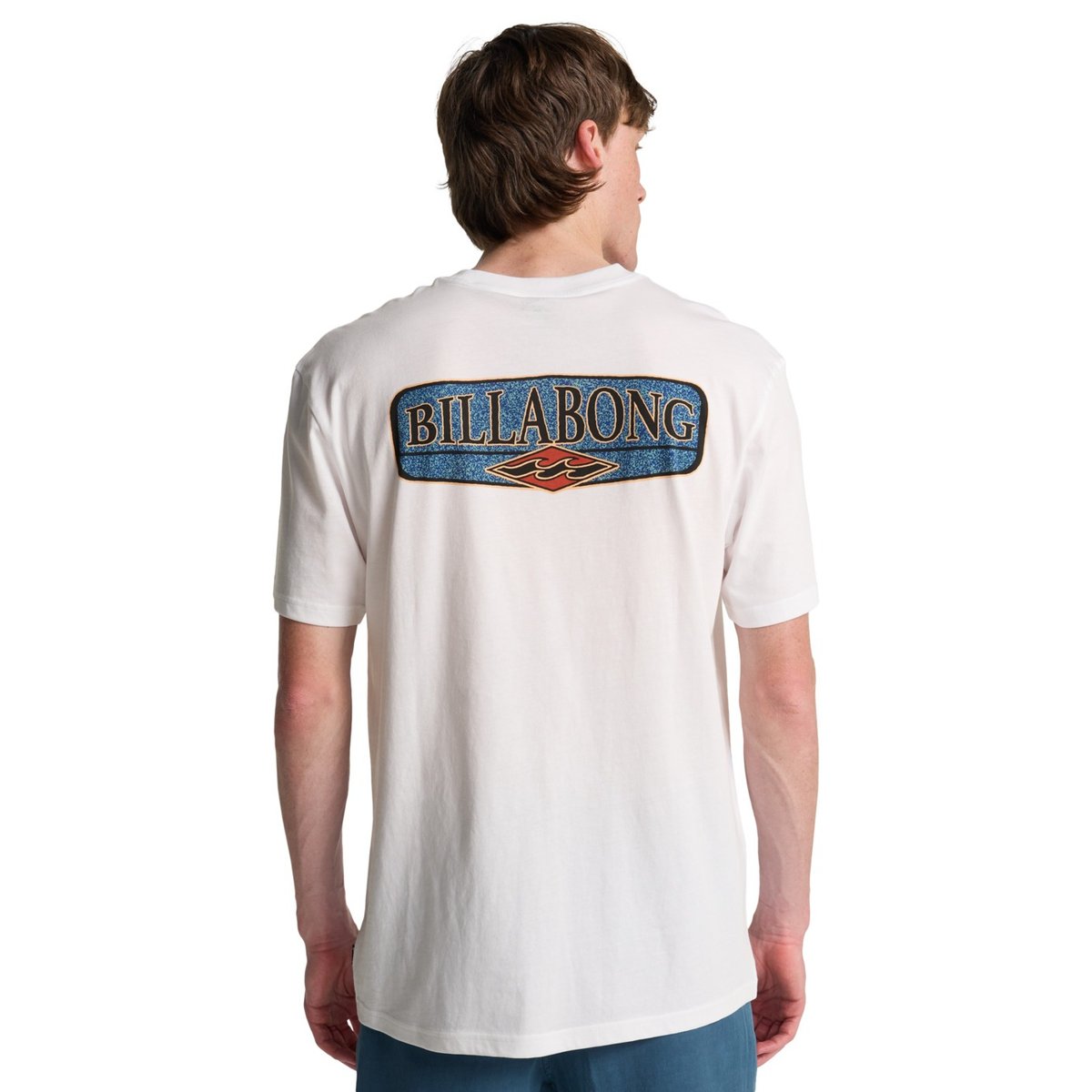 T shirt manches courtes RUNNER UP blanc white, BILLABONG