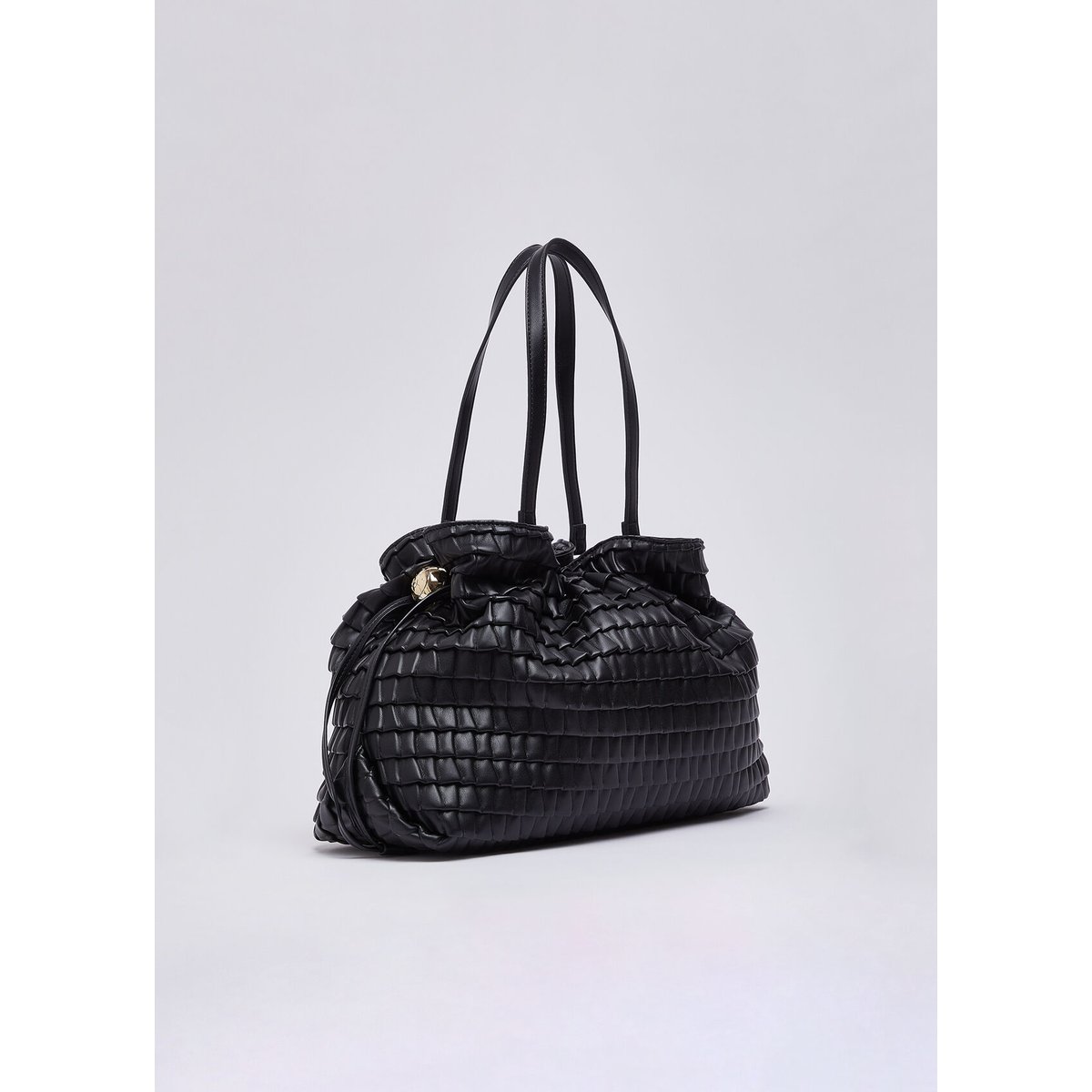 Grand sac Riccy embossé noir, LIU JO