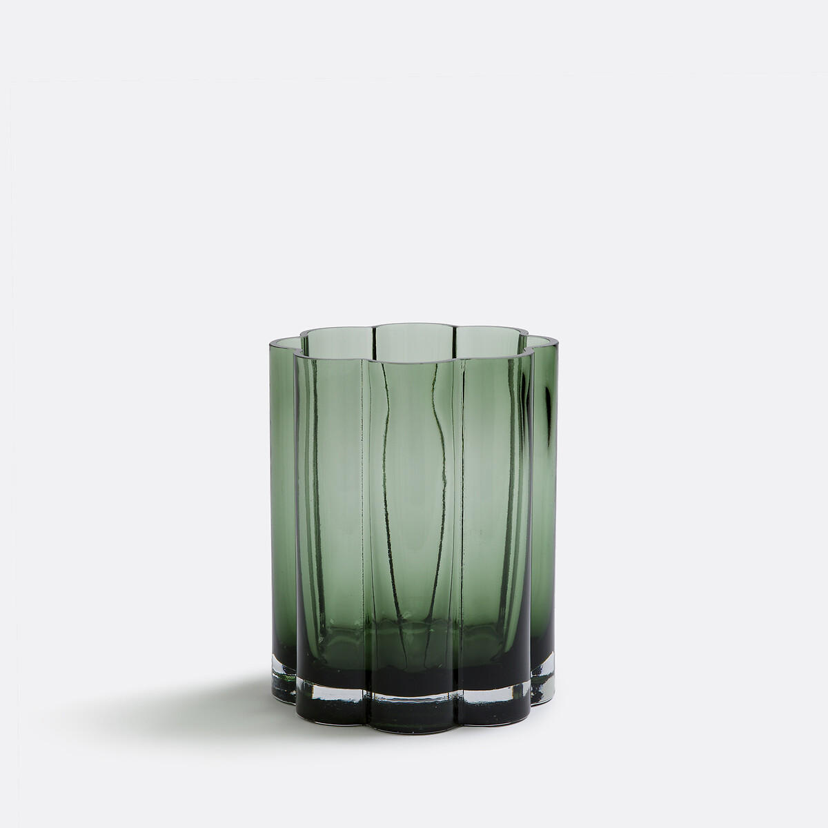 Vase en verre ambré H20 cm, Helia vert, LA REDOUTE INTERIEURS