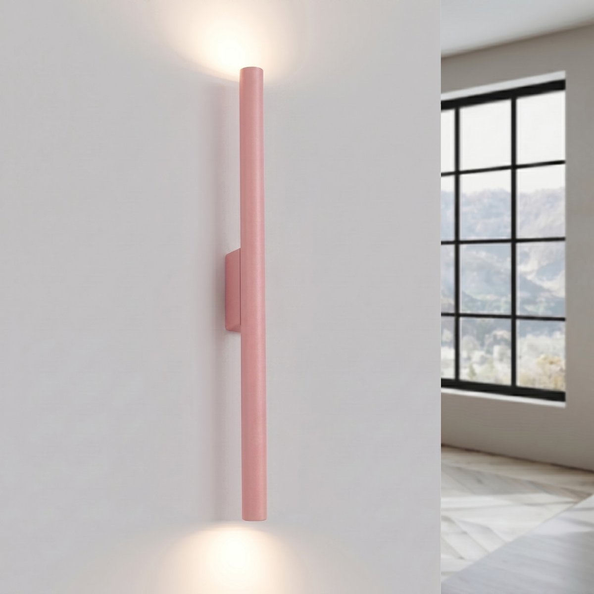 Applique murale Rose G9 2 PASTELO rose, EDEN