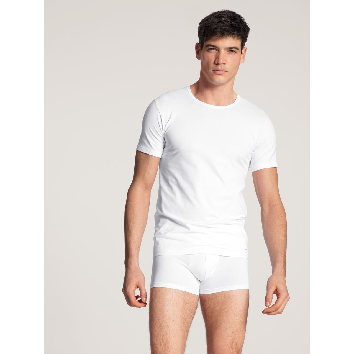 T-Shirt manches courtes Coton COTTON CODE blanc, CALIDA