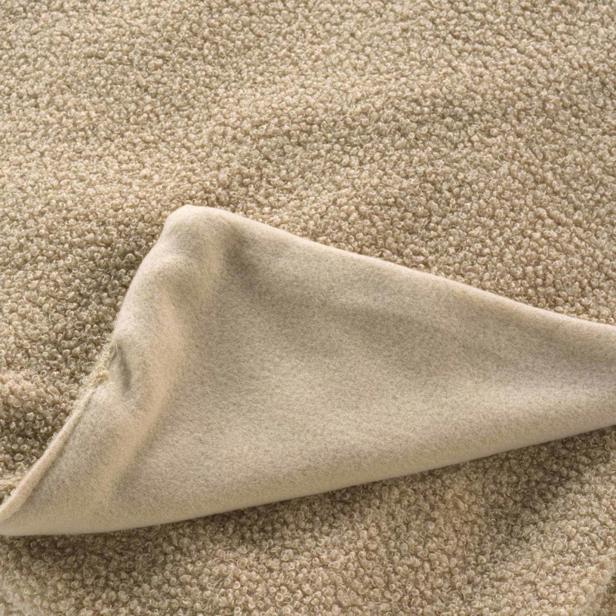 Plaid Xxl 220x240 En Bouclette Coloris Beige beige, DECORATIE