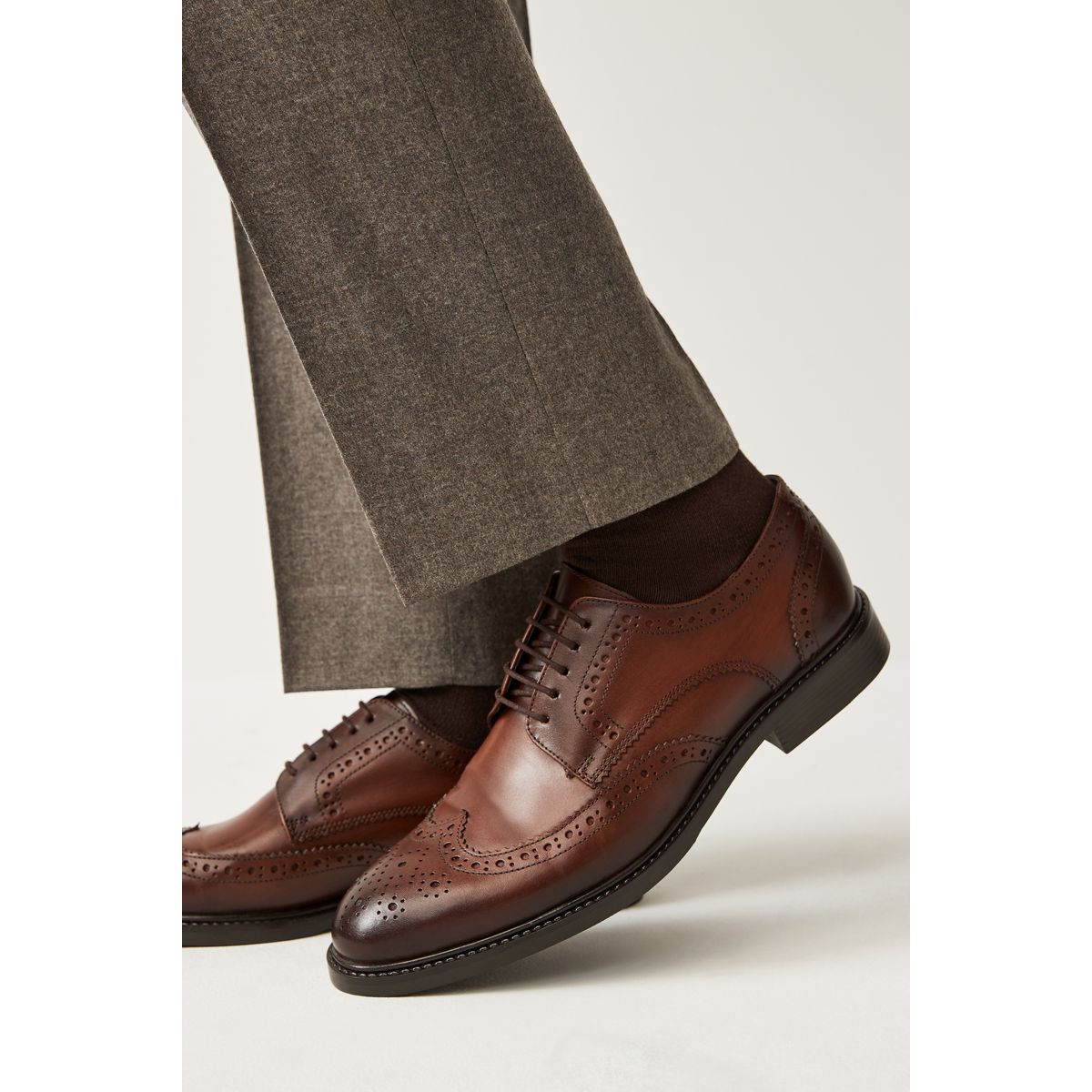 Chaussures richelieu marron, NEXT