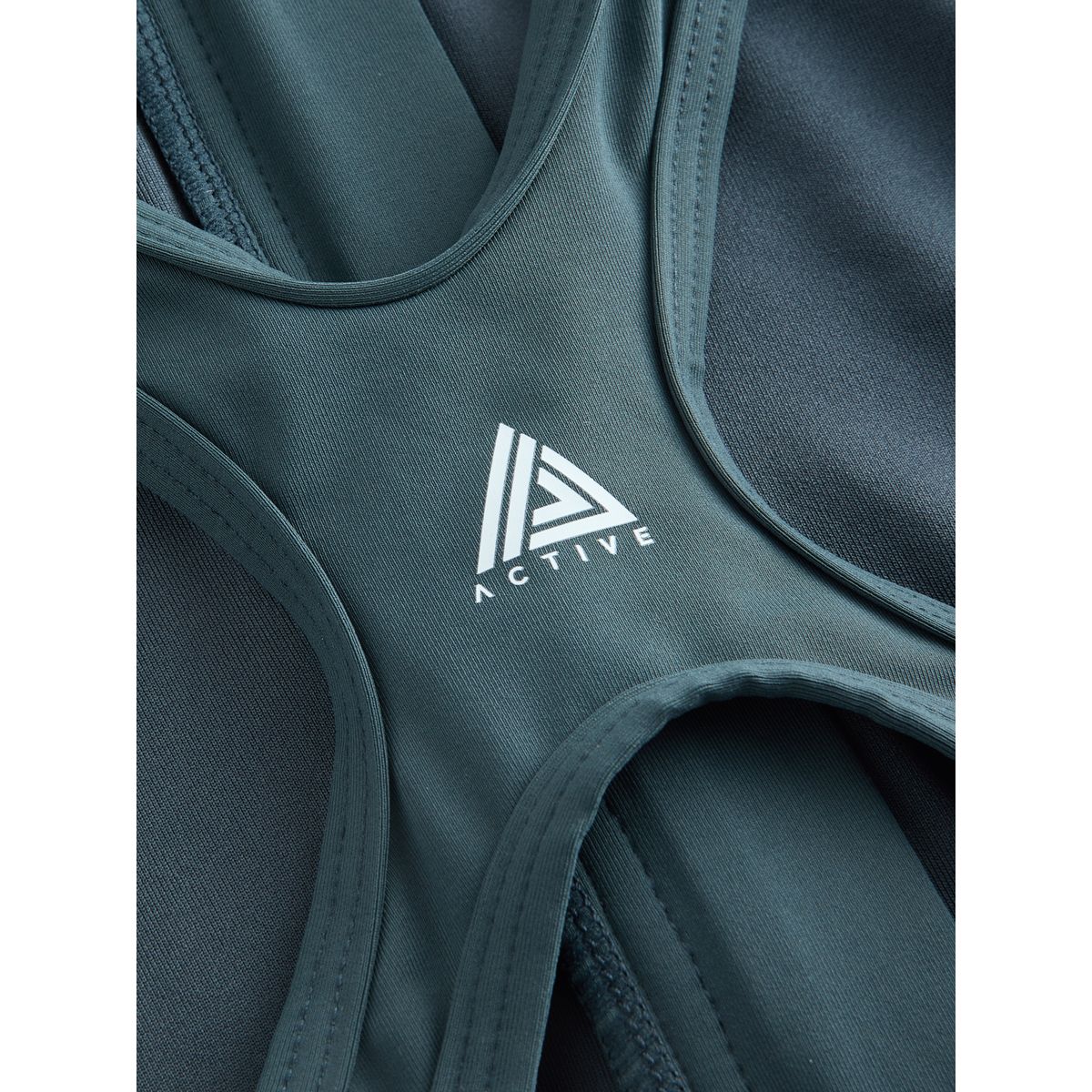 Maillot de bain gainant active à col montant bleu sarcelle, NEXT