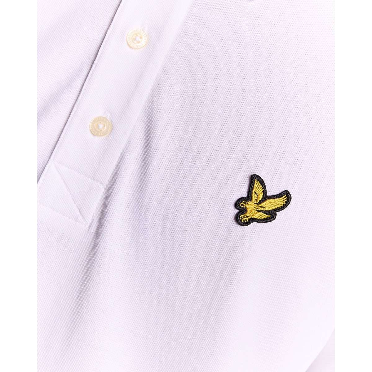 Polo en coton blanc, LYLE & SCOTT