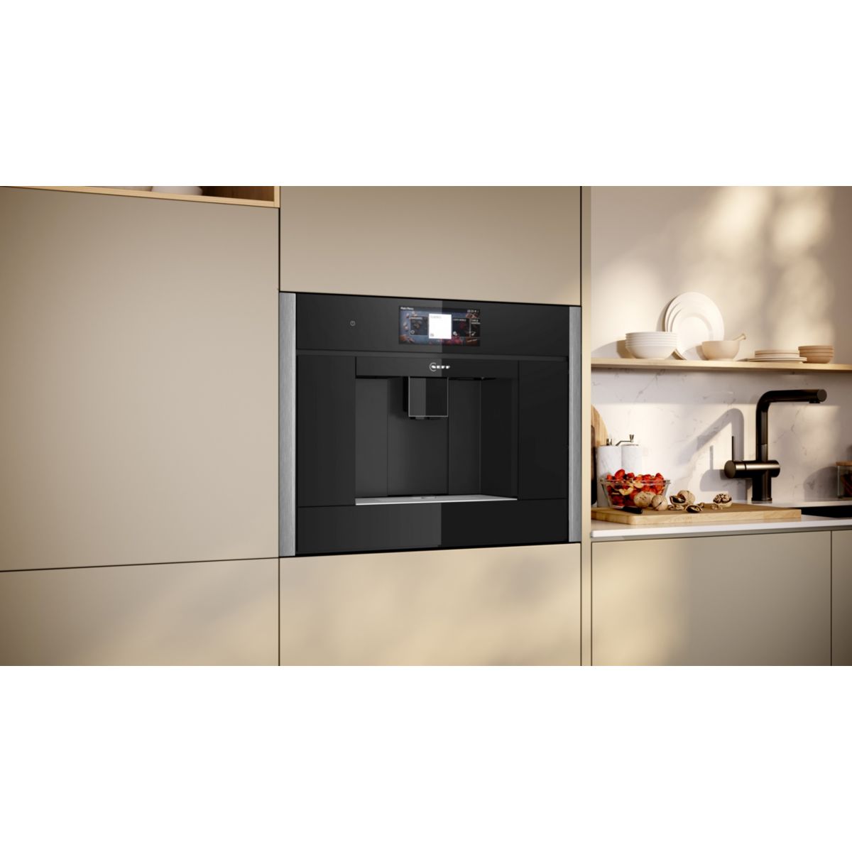 Expresso broyeur encastrable CL4TT11N0 couleur unique, NEFF