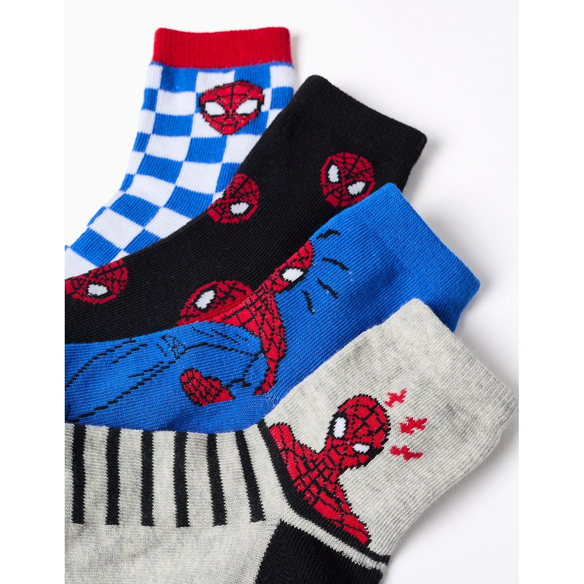 Lot de 4 paires de chaussettes avec imprimés Spider-Man multicolore, ZIPPY