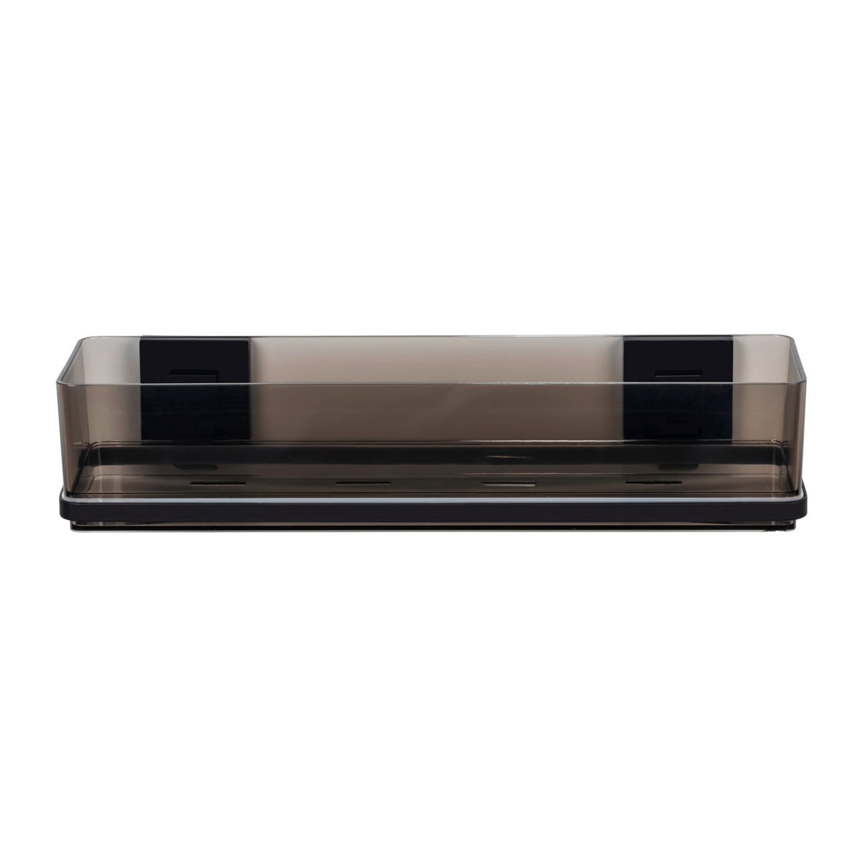 Etagère murale de douche sans percer QUADRO noir, WENKO
