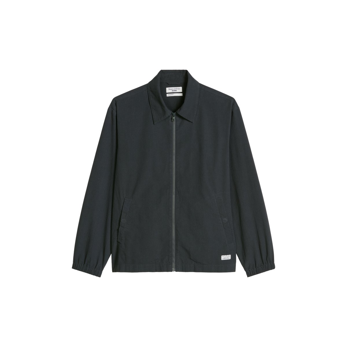 Survêtement en seersucker en pur coton bio bleu foncé, MARC O’POLO DENIM