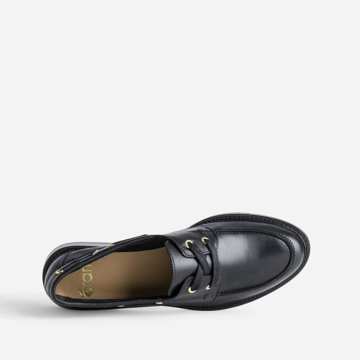 Derby en cuir FAREN noir, ERAM