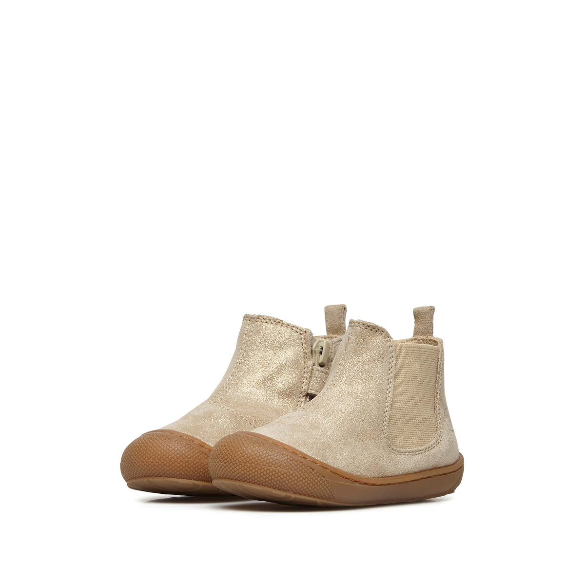 Chealseas Boots Premiers Pas Sally platine, NATURINO