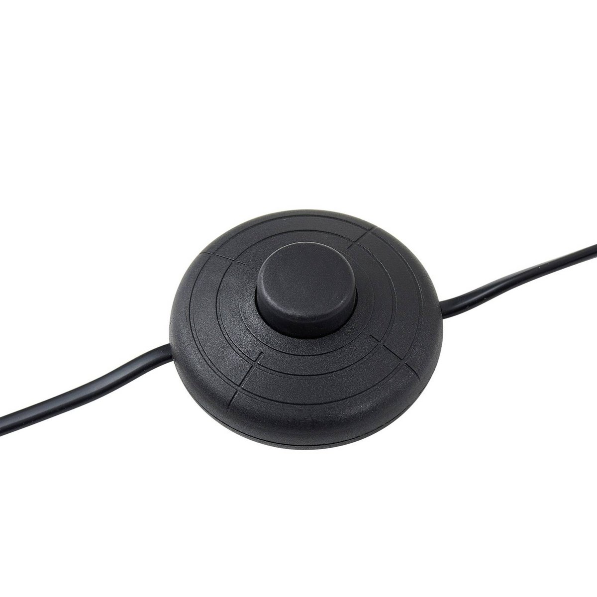 Lampadaire en aluminium moderneLED, Rodado noir, transparent, LUCANDE