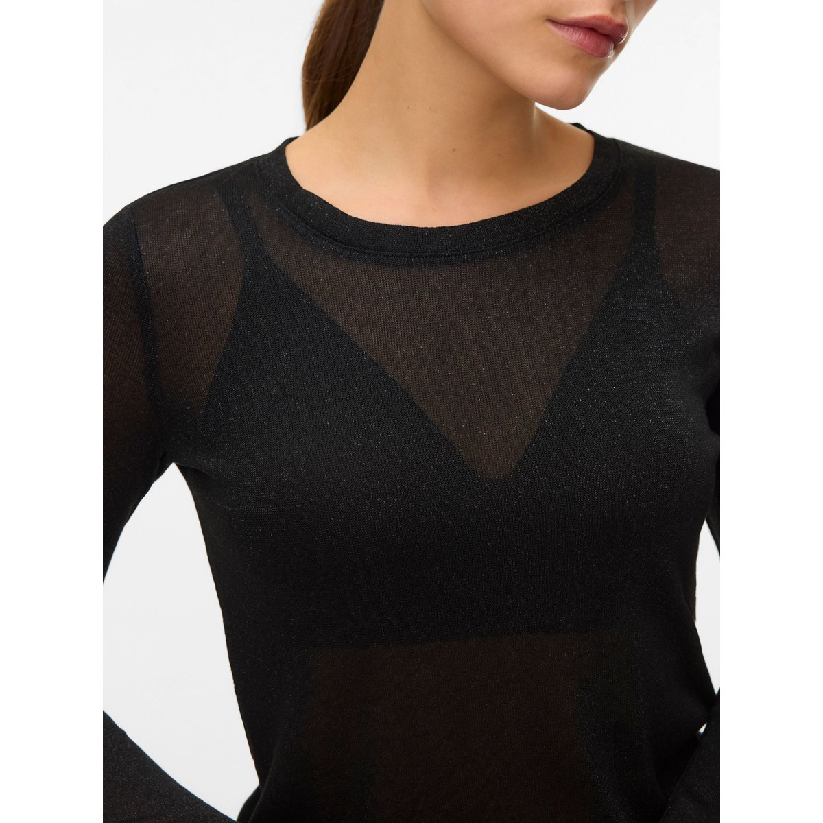 Top noire - black, VERO MODA